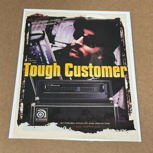 AMPEG AMPS - LES CLAYPOOL of PRIMUS - 1998 Print Advertisement